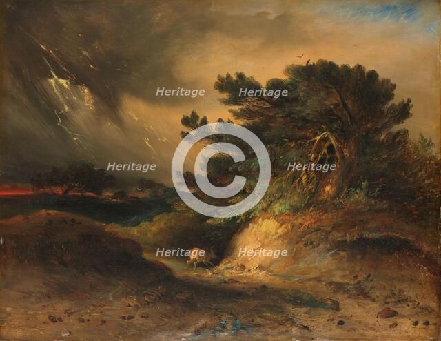 The Thunderstorm, 1843. Creator: Johannes Tavenraat.