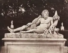 The Tiber, Tuileries Garden, Paris, 1859. Creator: Charles Nègre (French, 1820-1880)