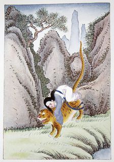 The Tiger Carries off Miao Shan 1922