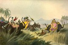 The Tiger Hunt c1808, (1901). Creator: Unknown
