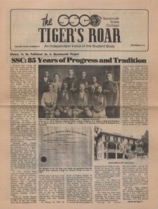 The Tiger's Roar: An Independent Voice of the Student Body, Volume XXXII, 1975-12. Creator: Unknown