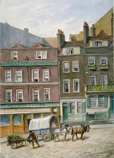 The Tiger Tavern, Tower Dock, London, 1868. Artist: JT Wilson