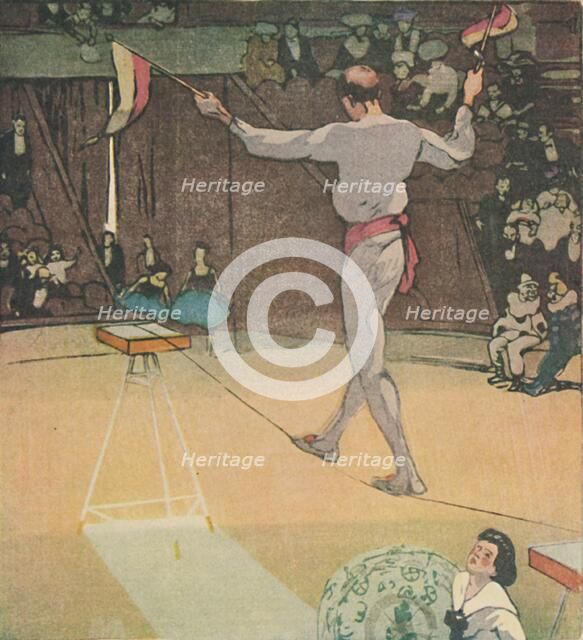 'The Tight-Rope Dancer', 1919. Artist: Mabel Alington Royds.