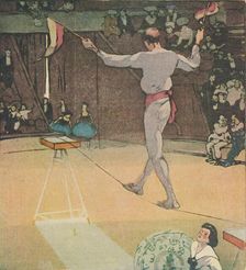 The Tight-Rope Dancer 1919. Artist: Mabel Alington Royds