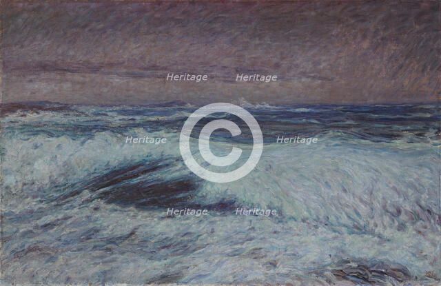 The tidal wave, 1903. Creator: Karl Nordström.