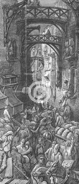 'The Tide of Business in the City', 1872.  Creator: Gustave Doré.