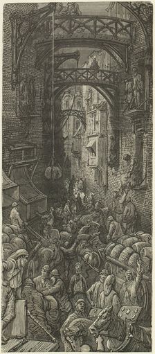 The Tide of Business in the City, 1872. Creator: Unknown