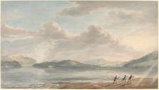 The Tide Rising at Briton Ferry, 1773. Creator: Paul Sandby