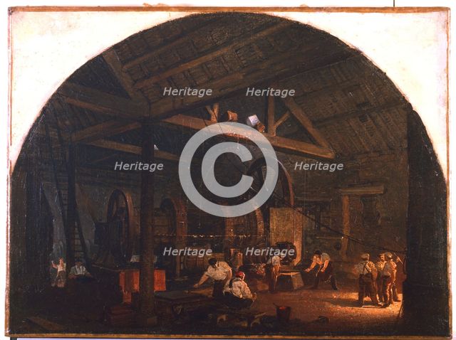 'The Tilt Forge', c1845-1866. Artist: Godfrey Sykes