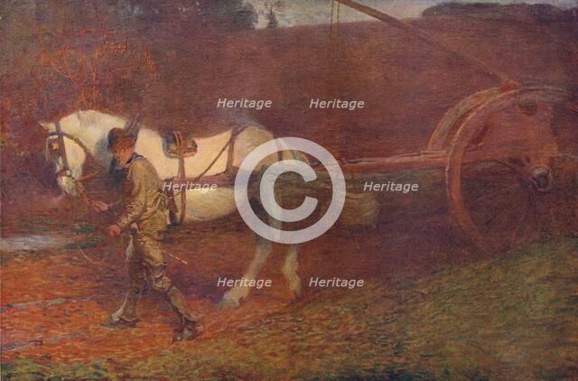 'The Timber Wagon', c1906. Artist: Joseph Walter West.