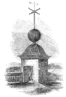 The Time Ball, Royal Observatory, Greenwich, Fig. 2, 1845. Creator: Unknown