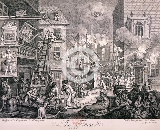 'The Times,' 1762. Artist: William Hogarth