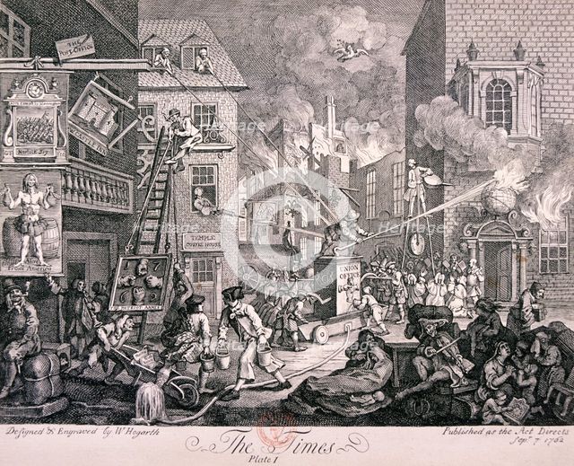 'The Times,' 1762. Artist: William Hogarth