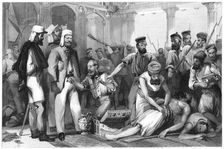 The Times correspondent looking on at the sacking of the Kaiser Bagh 1858, (c1860)