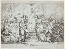 The Times, December 1788., December 1788. Creator: Thomas Rowlandson