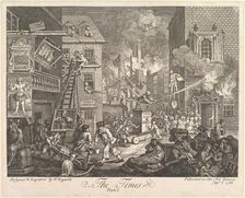 The Times, Plate 1, September 7, 1762. Creator: William Hogarth