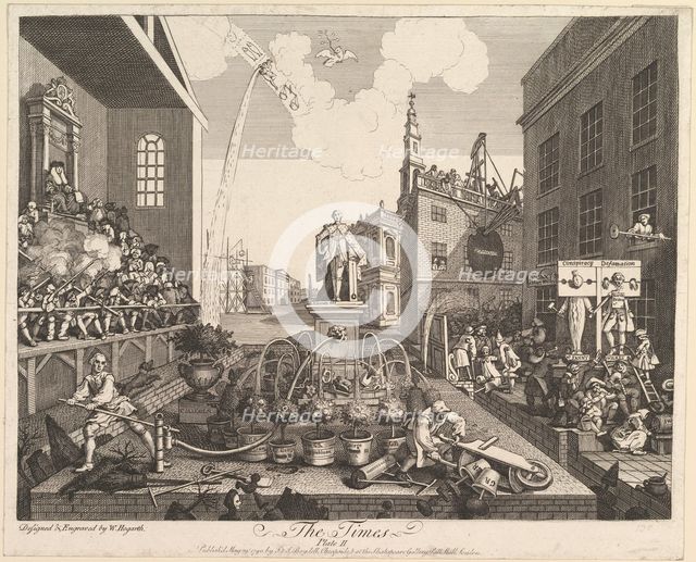 The Times, Plate 2, May 29, 1790. Creator: William Hogarth.