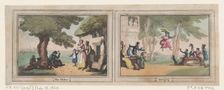 The Tinker and Swinging, August 15, 1800., August 15, 1800. Creator: Thomas Rowlandson