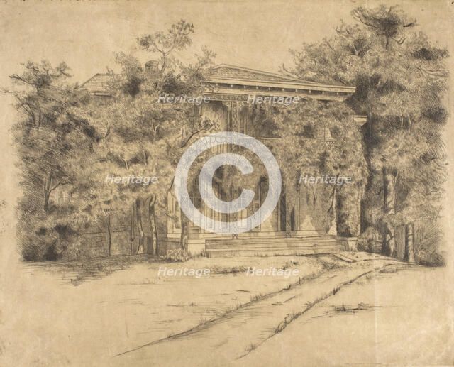 The Tinker Homestead, about 1890. Creator: Edith Walmsley.