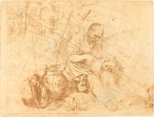 The Tinker (Le retameur). Creator: Alphonse Legros