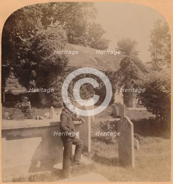 'The tiny Norman Church, quaintest spot in England, Bonchurch, Isle of Wight', 1900. Creator: Underwood & Underwood.
