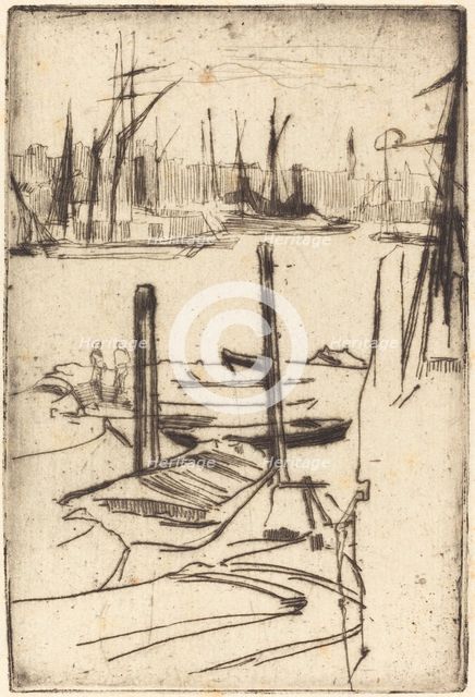 The Tiny Pool, 1876/1878. Creator: James Abbott McNeill Whistler.