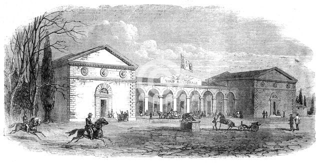 The Tiro Nazionale at Florence, 1862. Creator: Unknown.