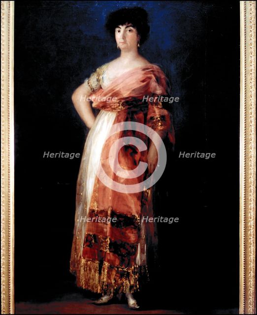  'The Tirana', portrait of actress Rosario Fernandez known as 'La Tirana'  (Seville 1755-1803) by…