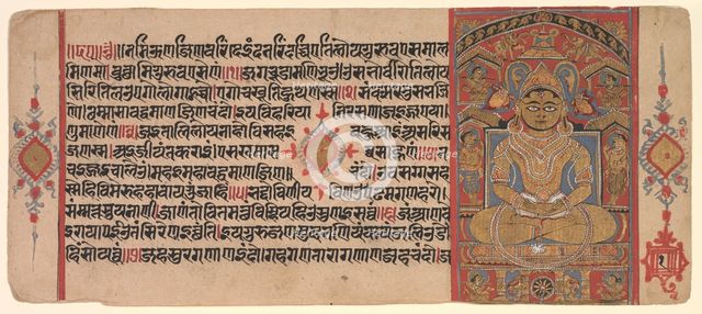 The Tirthankara Adinatha (Risabha), 1500. Creator: Unknown.