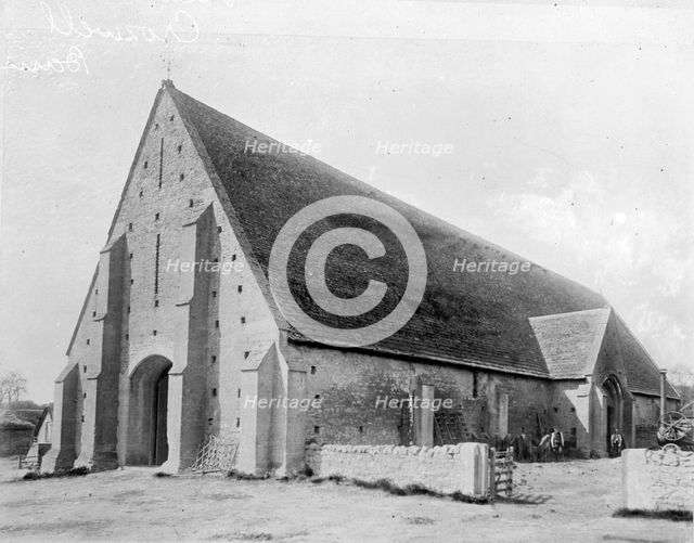 The Tithe or Abbey Barn, Great Coxwell, Oxfordshire, c1900. Artist: Henry Taunt