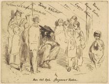 The Title Page for "Douze Eaux Fortes d'après Nature", 1858. Creator: James Abbott McNeill Whistler