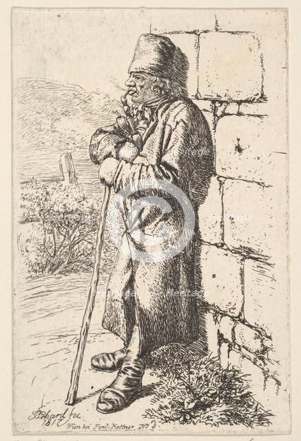 The Tobacco Smoker, 1817. Creator: Johann Christian Erhard.