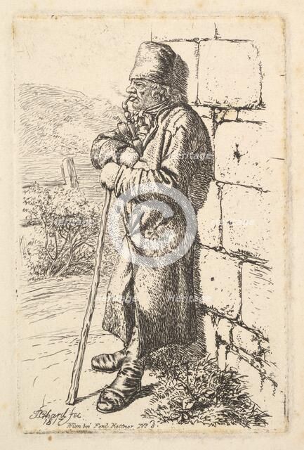 The Tobacco Smoker, 1817. Creator: Johann Christian Erhard.