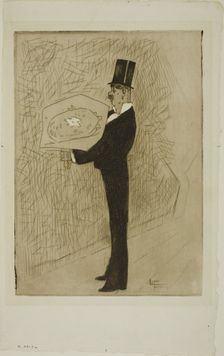 The Toff with a Bouquet, c. 1876. Creator: Jean Louis Forain