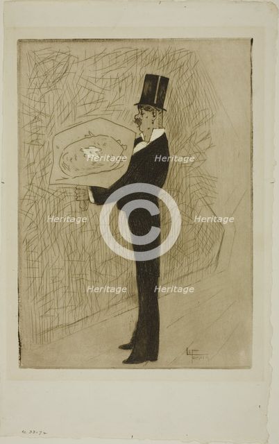 The Toff with a Bouquet, c. 1876. Creator: Jean Louis Forain.