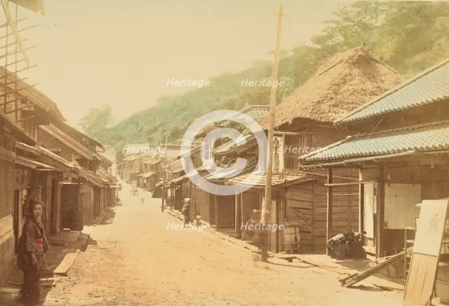 The Tokaido Road Through Kanagawa, 1897. Creator: Ogawa Kazumasa.