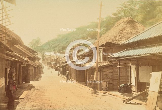 The Tokaido Road Through Kanagawa, 1897. Creator: Ogawa Kazumasa.