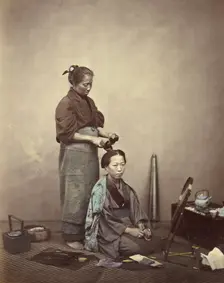 The Toilet, 1866-1867. Creator: Felice Beato