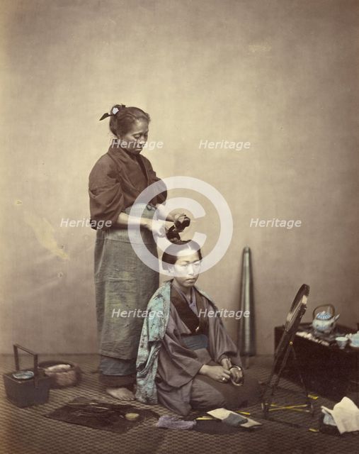 The Toilet, 1866-1867. Creator: Felice Beato.