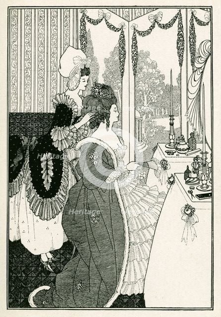 The Toilet, 1896.  Creator: Aubrey Beardsley.
