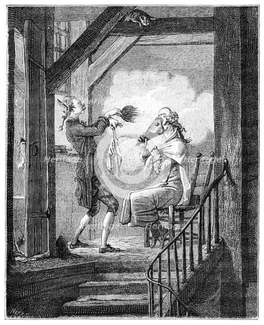 The Toilet Of The Clerk Prosecutor, (1885).Artist: Carle Vernet