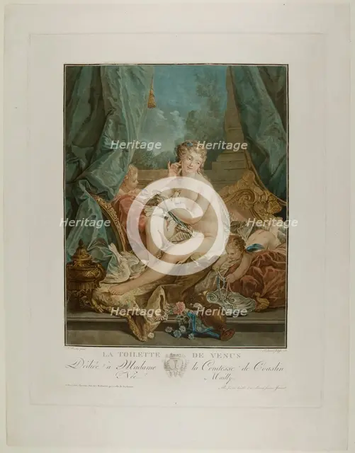 The Toilet of Venus, 1783. Creator: Jean Francois Janinet.