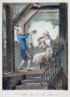 The Toilet of an Attorney's Clerk c1778-1832. Creator: Philibert Louis Debucourt