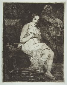 The Toilette, 1861-62. Creator: Edouard Manet