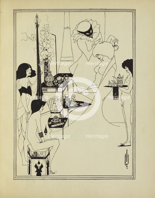 The Toilette of Salome. II, 1907.  Creator: Aubrey Beardsley.