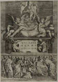 The Tomb of a Bishop, 1540/45. Creator: Battista del Moro