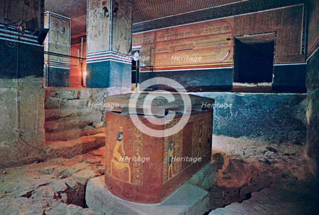 The Tomb of Amenhotep II, Valley of the Kings, Egypt. Artist: Unknown
