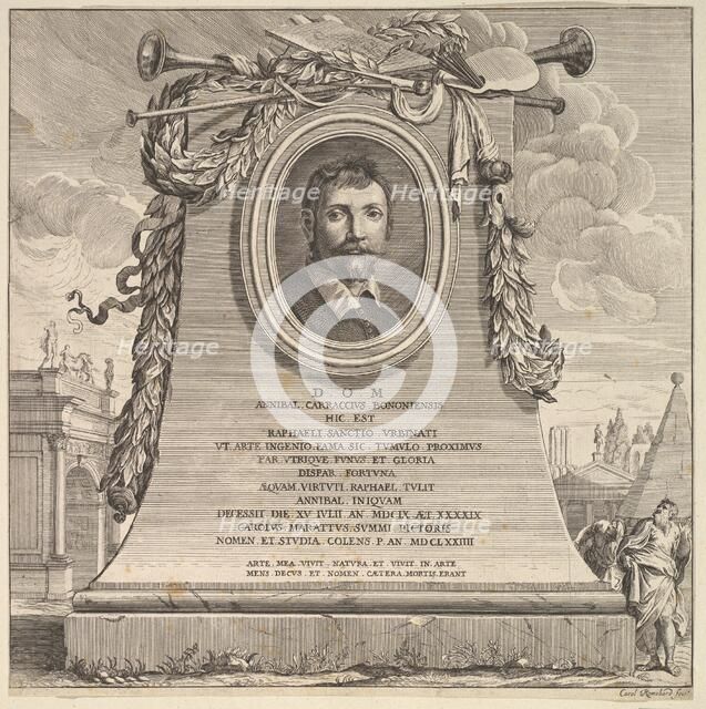 The Tomb of Annibale Carracci, 1690-1735. Creator: Karl Remshardt.