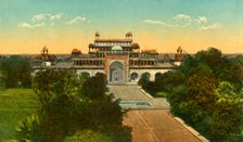The Tomb of Akbar the Great Alias Sikandra, Agra c1910. Creator: Unknown