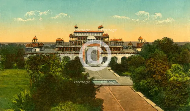 'The Tomb of Akbar the Great Alias Sikandra, Agra', c1910.  Creator: Unknown.